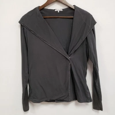 Chaqueta con Capucha James Perse Mujer Talla L 3 Drapeada Frontal Lagenlook Grunge Fairy Foto 1 de 4