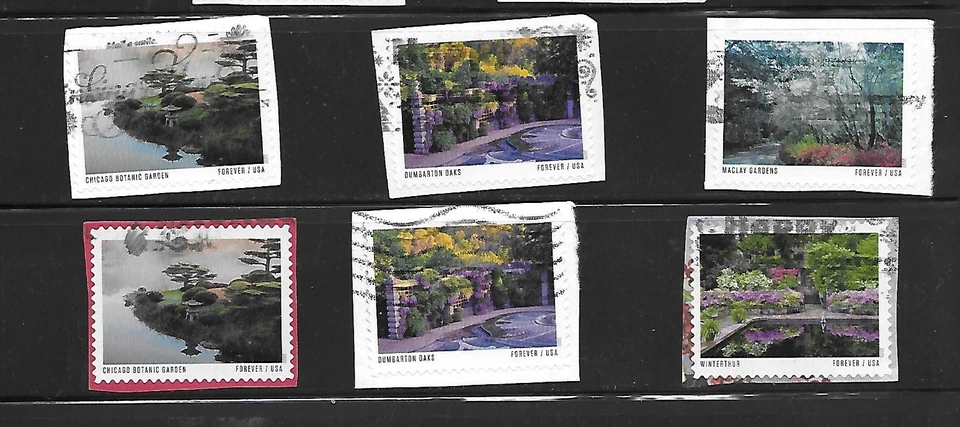 (6) American Gardens Lot  2020 Issue USED...SEE SCAN!!! - Image 1 of 1