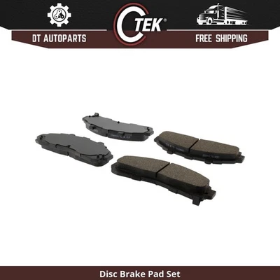 Para 1995-1997, 2001-2010 Mazda B2300 | Pastilhas de freio a disco dianteiras centrais | Cerâmica - Imagem 1 de 4