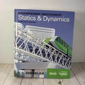 ✅ Engineering Mechanics Statics And Dynamics 13th Edition Hibbeler Hardcover - Picture 1 of 4