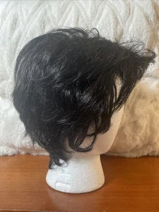Adolfo Women’s Short Hair Wig Black Vintage - Picture 1 of 7