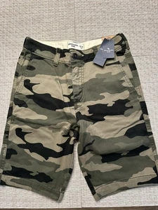 Abercrombie Camouflage Classic Shorts Youth Boys Size 11/12~NWT - Picture 1 of 8