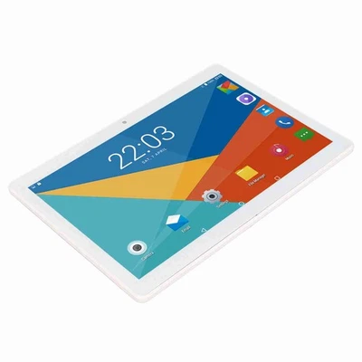Gold UK Plug 10 Inch Tablet Dual SIM Octa Core 2GB 32GB Dual Cameras Speake SG - Image 1 of 4