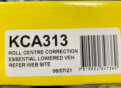 Комплект для коррекции центра крена переднего бампера рулевого управления Whiteline для Subaru WRX / STI - Изображение 1 из 3
