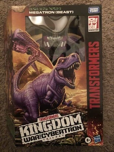 Transformers Gen Kingdom WFC Beast Wars MEGATRON Voyager Factory sealed New - Picture 1 of 2