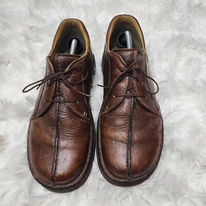 DR. MARTENS Men's Size 11 Brown Oxford Lace-Up 90's Y2K Leather Shoes - Picture 1 of 10