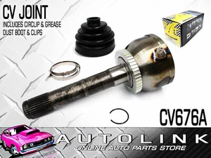FRONT CV JOINT FOR TOYOTA LANDCRUISER FZJ105 4.5lt 1FZFE 98-02 (NO FREE HUB) x1 - Picture 1 of 3
