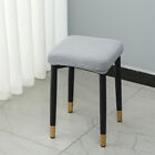 4/1Pcs Square Stool Cover Seat Cushion Stretch Dining Bar Dressing Stool Cover