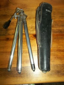 TRIPOD WITH LEATHER CASE - Picture 1 of 2