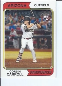 Corbin Carroll 2023 Topps Heritage Oversized Box Topper RC - Picture 1 of 1