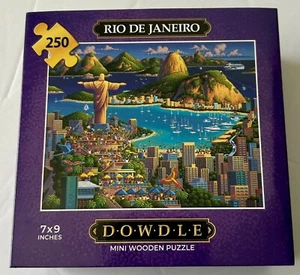 Río de Janeiro - Mini Rompecabezas de Madera Dowdle, 7" x 9" - 250 Piezas... - Imagen 1 de 5