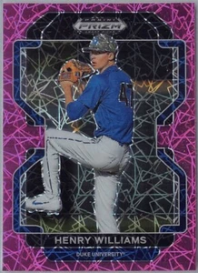 Selecciones del draft Panini Prizm 2022 velocidad rosa neón #PDP91 Henry Williams - Imagen 1 de 2