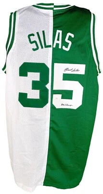 Paul Silas signed inscribed jersey NBA Boston Celtics JSA COA Denver Nuggets - Image 1 of 4
