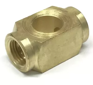 1939-48 Ford front brake line connector fitting 91A-2075 - Bild 1 von 3