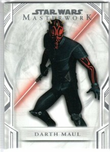 STAR WARS 2018 TOPPS MASTERWORK SHORT PRINT SP BASE 109 DARTH MAUL