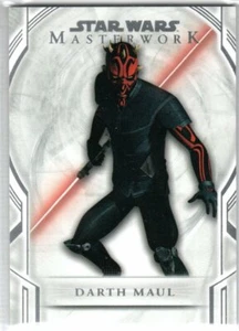 STAR WARS 2018 TOPPS MASTERWORK SHORT PRINT SP BASE 109 DARTH MAUL - Picture 1 of 2