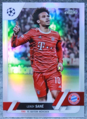 2022-23 Topps Chrome UEFA UCC Leroy Sane Refractor #196 - Image 1 of 2