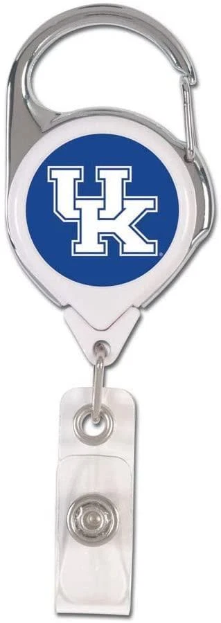 Kentucky Wildcats Soporte de Insignia de Metal Retráctil [NUEVO] NCAA Llavero Anillo de Identificación Foto 1 de 1