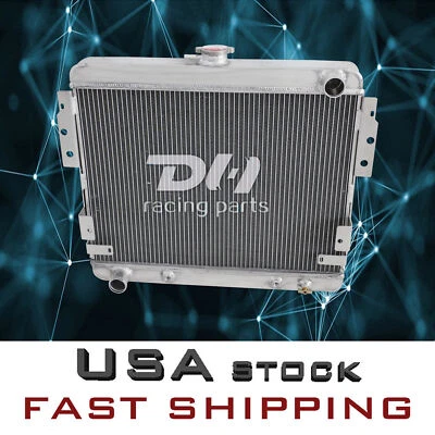 3 Row Alu Radiator For 1975-1978 Ford Mustang II Base Ghia Mach 1 5.0L 302Cu V8 - Image 1 of 4