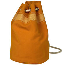 9  Hermes Sac Marine Receif Mm Drawstring Shoulder Bag Cotton Orange Ladies U