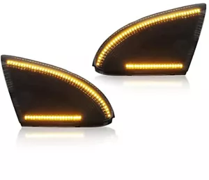 Für Dodge Ram 1500 2500 09-22 Paar Schwarz Spiegelblinker Außenspiegel Blinker - Picture 1 of 10