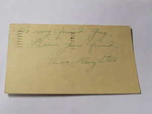 Enos Slaughter autographed Postcard JSA Auction Certified - Picture 1 of 2