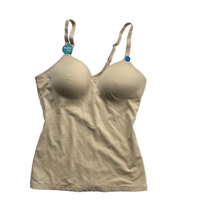 Vanity Fair 58201 Shaping Cami with Built In Bra Tummy Control Shapewear Nude XL - Изображение 1 из 4