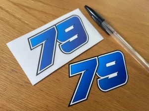 Ai Ogura Race Number 79 (Small Pair) - UK SELLER - Picture 1 of 1