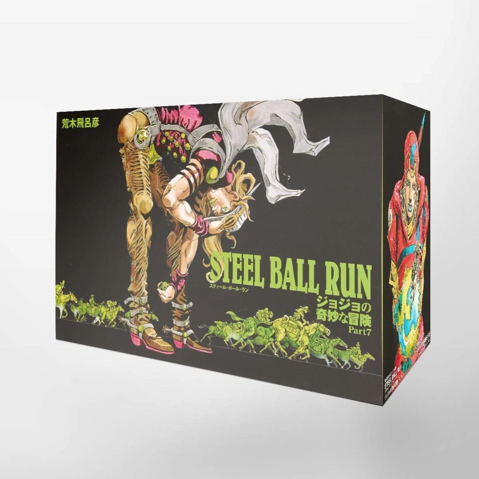 JoJo's Bizarre Adventure STEEL BALL RUN Vol.1-16 COMPLETE BOX SET Shueisha