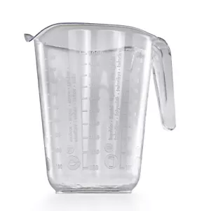 Messbecher 1000ml 1 Liter Messkanne 1l Kunststoff PP Literbecher Transparent - Bild 1 von 3
