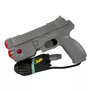 NAMCO x Playstation 1 Guncon NPC-103 PS1 Light Gun Controller 1996 GRAY - Picture 1 of 6