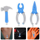  1 Set kleiner Hammer, Schere, Zange, Anhänger, Schlüsselanhänger, DIY-Anhänger,