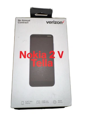 Nokia 2 V Tella NOKTA1221PPSKU 5.45" 16GB ~ 2GB RAM Blue 4G LTE - Prepaid ~ NEW - Image 1 of 3