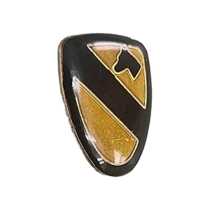 De colección Ejército de EE. UU. 1ª División Calvario Militar Solapa Pin Esmalte Bolso sin asas trasero - Imagen 1 de 3