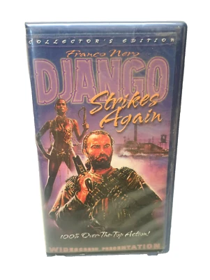 Django Strikes Again Collector's Edition Wide-screen Spaghetti Western VHS Tape - Image 1 of 4