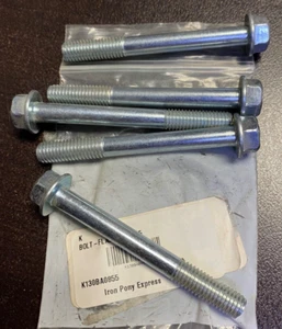 Kawasaki OEM Flange Bolt 8x55 KDT KAF KAT Mule EX650 KL650 KLR KX KDX 130BA0855 - Picture 1 of 1