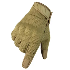 Mens Tactical Gloves Touch Sreen Police Combat Military Driving Working Gloves - Picture 1 of 16
