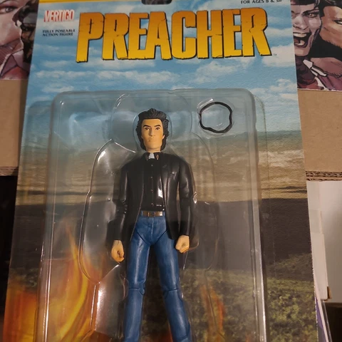 1999 DC Direct Preacher Jesse Custer Action Figure New in Box Cover