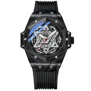 CHENXI Men Silicone Watch Mechanical Automatic Wristwatch Male Business Watch - Picture 1 of 13