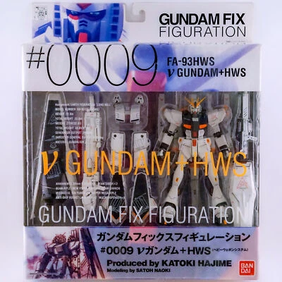*US SELLER* Bandai MS Gundam Fix Figuration #0009 FA-93HWS RX-93 ν v Nu Gundam - Image 1 of 4