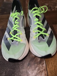 ADIDAS ADIZERO PRIME X RUNNING SHOES WHITE LINEN GREEN SIZE 6.5 - Picture 1 of 18