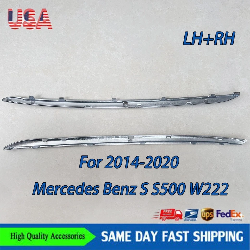 PARAGOLPES TRASERO MOLDURA EXTERIOR L&R PARA MERCEDES BENZ S S500 W222 2014-2020 1 PAR Foto 1 de 4