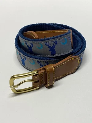 Cinturón de cuero Simply Southern Collections talla 34 ciervo y luna nuevo sin etiquetas Foto 1 de 4