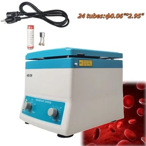 110V Lab High-speed Microhematocrit Centrifuge 24 Tubes φ1.5mm*75mm 60HZ 100W - Picture 1 of 24