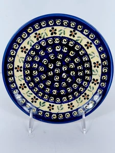 Polish Pottery StarGazer 7.5” Salad/Dessert Plate by Zaklady Boleslawiec Poland - Picture 1 of 5