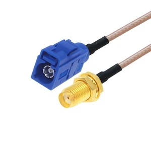 Extensión de antena de 20 cm Cable coaxial RG316 (SMA hembra a Fakra C hembra) - Imagen 1 de 4