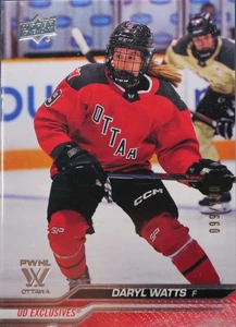 2024 PWHL 1st Edition Daryl Watts UD Exclusives 99/100 Ottawa - Bild 1 von 3