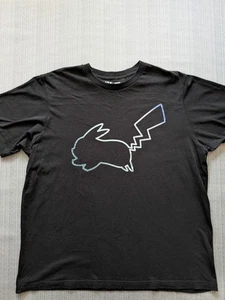 Uniqlo UT Pokemon Black Short Sleeve Pikachu Graphic T-Shirt Men's Size XL - Picture 1 of 3