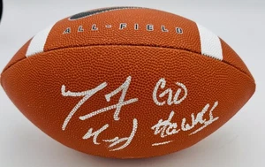 MARVIN MCNUTT SIGNIERT OFFIZIELLE GRÖSSE NIKE FOOTBALL IOWA HAWKEYES AUTOGRAMM BAS K68 - Bild 1 von 2