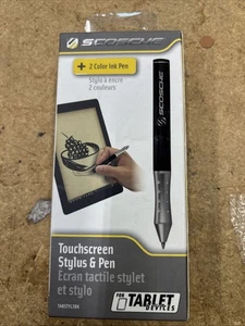 scosche stylus pen touchscreen stylus plus 2 colors Tabstyl3bk - Picture 1 of 2